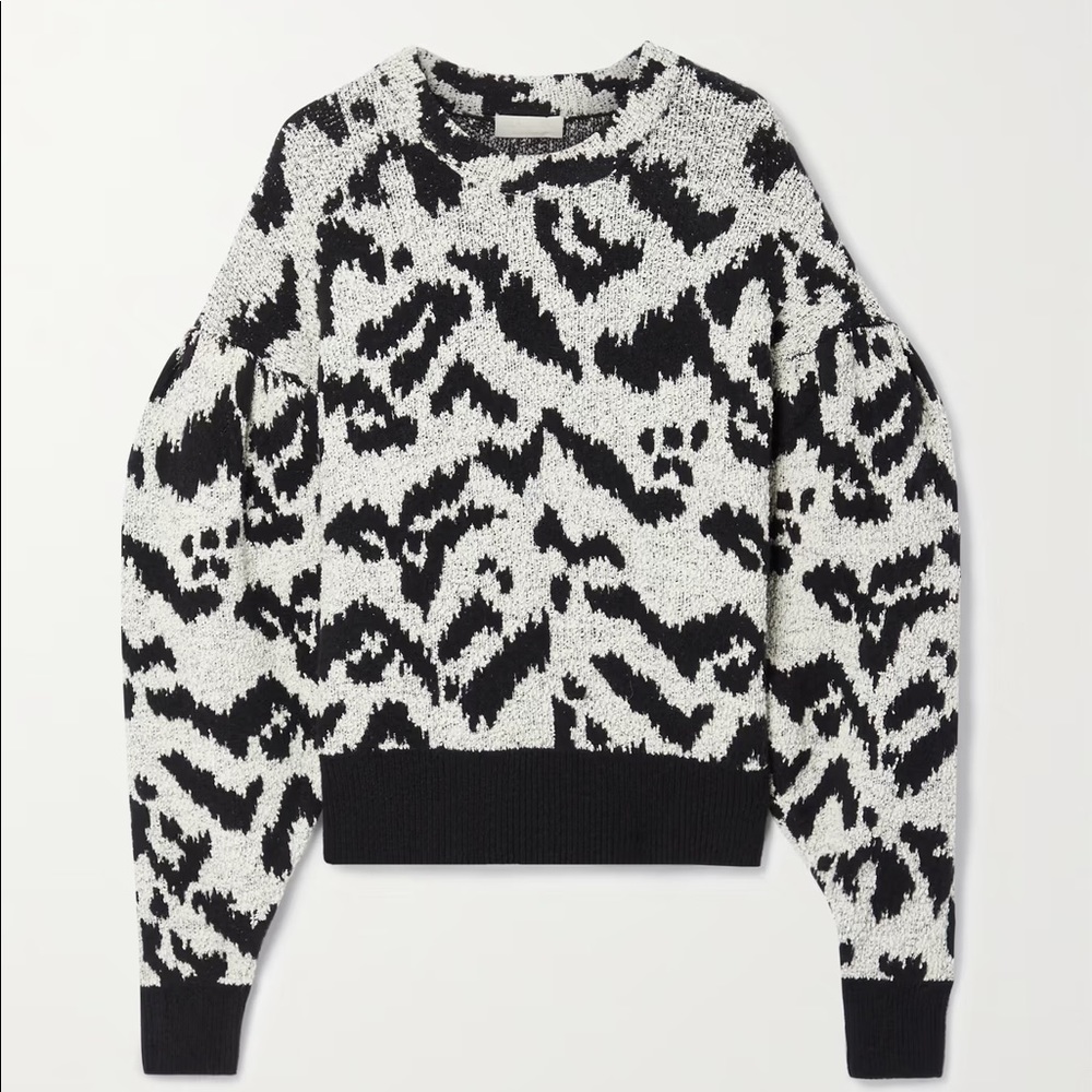 Ulla Johnson Nalla Pullover in Onyx